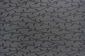 Obraz premium Brown fabric binder texture with flower print