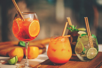 cocktail on the beach
