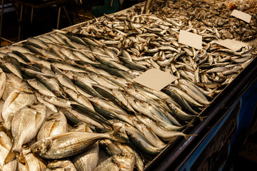 Fresh fish in fish market