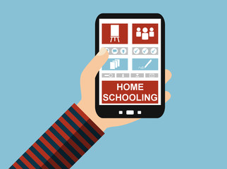 Home Schooling mit dem Smartphone als Weiterbildung oder für die Schule