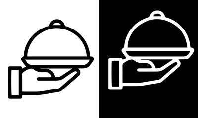 Fototapeta premium Restaurant and Food Line Icons vector design 