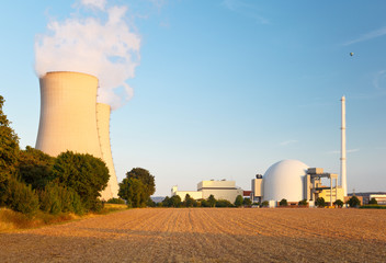 Fototapeta na wymiar Nuclear Power Plant