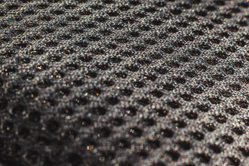 black and white knitted fabric