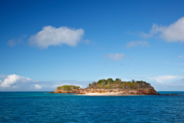 Island In Caribbean Water, Antigua