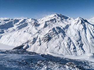 snow covered mountain