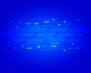 high tech background, abstract technology background, Blue color networks