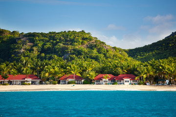 Caribbean Beach With Hotel Resort, Antigua
