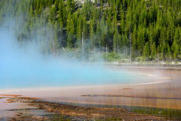 Steam Rising From Grand Prismatic
