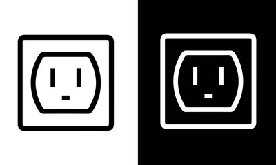 Smart Home icons vector design black and white 