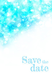 hand drawn watercolor bokeh decoration