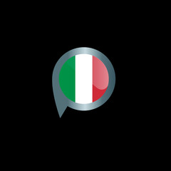 The national flag of Italy. Italian flag.