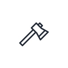 axe icon vector illustration for website and graphic design