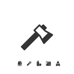 axe icon vector illustration for website and graphic design