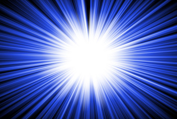 中心から放射する光