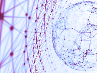 Technology modern dynamic plasma energy futuristic virtual technology background,  digitally generated image. 3D illustration