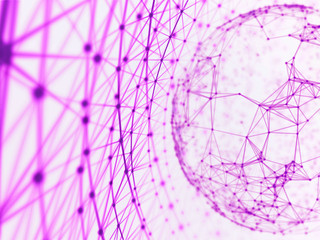 Technology modern dynamic plasma energy futuristic virtual technology background,  digitally generated image. 3D illustration