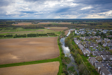 Abstract Aerial of Plainsboro New Jersey