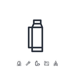 thermal flask icon vector illustration for website and graphic design