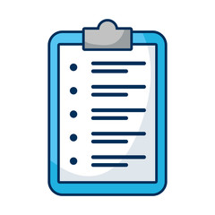 checklist clipboar document isolated icon