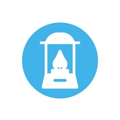 lamp light icon vector illustration for website and graphic design