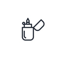 lighter fire icon vector illustration design