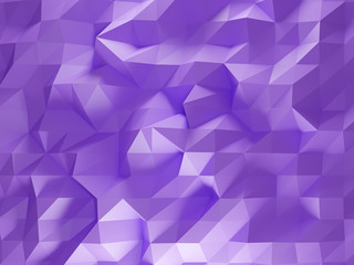 3D render  abstract background Geometric Polygon Wall