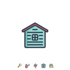 store room icon vector illustration design