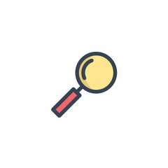 search glass icon vector illustration design