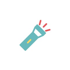 torch light icon vector illustration for website and graphic design
