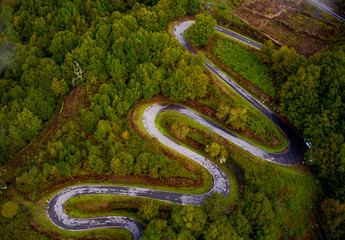 Carreteras infinitas en galicia increible