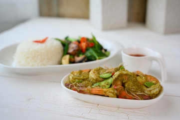 Stir Fried Chinese Kale with Salted