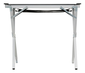 Folding table for garden, camping and travelling with clipping path