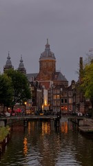 Amsterdam city center during the day