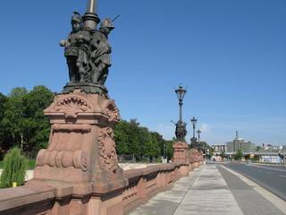 Fototapeta na wymiar Moltkebrücke Tiergarten Berlin