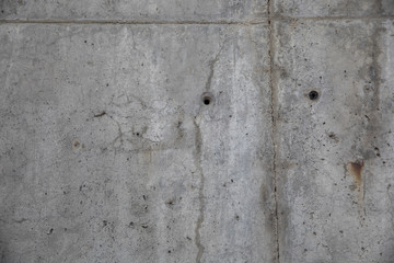 Texture of old concrete wall on the street