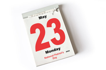 23. May 2022 National Patriots Day