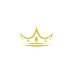 Crown Logo Template vector icon © evandri237@gmail