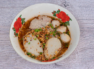 Mixed Thai Style Soups with Pork and Duck 