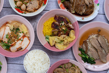 Mixed Thai Pork & Duck Dishes 