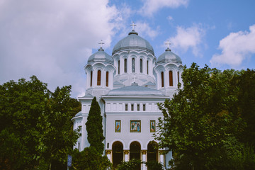 Fototapeta na wymiar Church Biserica Buna Vestire in Brasov, Romania