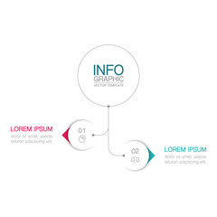 Vector iInfographic template for business, presentations, web design, 2 options.