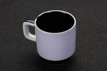 Empty cup for espresso