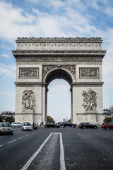 Fototapeta na wymiar París, Arco del Triunfo