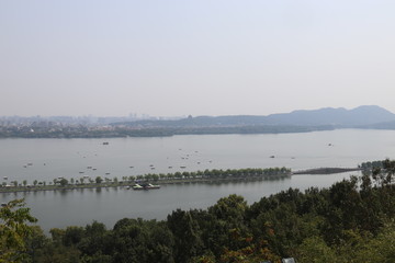 Lac de l’Ouest à Hangzhou, Chine