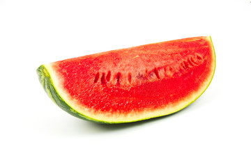 red watermelon on a white background