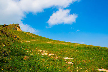 meadows, sky and mountains five