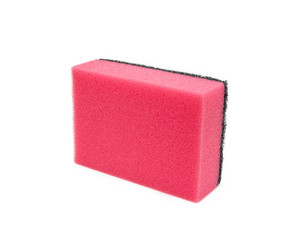 Cleaning sponge isolated on white background