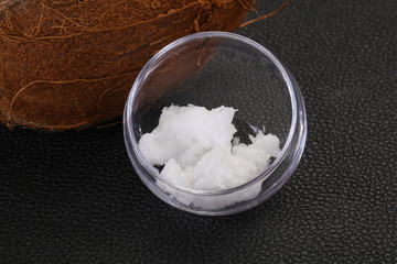 Dietary Coconut oil in the bowl