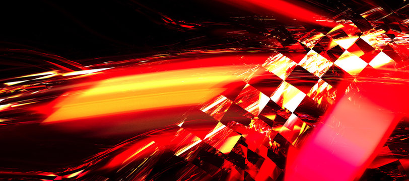 abstract background. Expressive lines, concept of dynamics and movement.