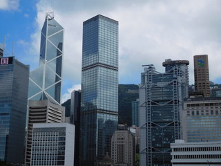 Fototapeta na wymiar Hongkong skyline